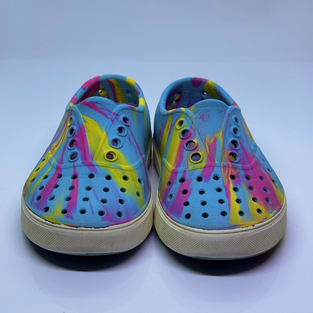Native Jericho Slip On Toddler Shoes in Marble Sz C8